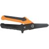 imageKlein Tools T2107 Titanium Coated Utility Scissors Compact Stainless Steel Shears Serrated Blades Cuts HeavyDuty Materials 7Inch