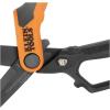 imageKlein Tools T2111 TitaniumCoated Professional Scissors High Leverage Stainless Steel Shears Serrated Blades Cuts Heavy Duty Material 10Inch