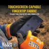 imageKlein Tools Winter Work Gloves Knit Dipped ANSI A1 Cut Resistant Gloves Sandy Latex Coated FleeceLined Touchscreen Capable