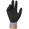 imageKlein Tools Winter Work Gloves Knit Dipped ANSI A4 CutResistant Sandy Latex Coated FleeceLined Touchscreen CapableLarge