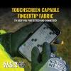 imageKlein Tools Winter Work Gloves Knit Dipped ANSI A4 CutResistant Sandy Latex Coated FleeceLined Touchscreen CapableMedium