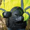 imageKlein Tools Winter Work Gloves Knit Dipped ANSI A4 CutResistant Sandy Latex Coated FleeceLined Touchscreen CapableMedium