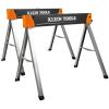 imageKlein Tools 66187 Folding Saw Horse Heavy Duty Legs Metal Saw Horse for Woodworking Carpenters Contractors 2Pack