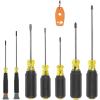 imageKlein Tools 85808 8Piece Screwdriver Set Made in USA Precision Machined Tips 4 Phillips 3 Slotted MagnetizerDemagnetize