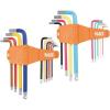 imageKlein Tools CBLS10 SAE Hex Key Caddy Set Long BallEnd 332 to 38Inch ColorCoated Keys for Easy Identification 10PieceSAE  Metric