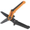 imageKlein Tools T2107 Titanium Coated Utility Scissors Compact Stainless Steel Shears Serrated Blades Cuts HeavyDuty Materials 7Inch