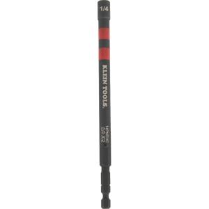imageKlein Tools 14PNDHC 14Inch Magnetic ColorCoded Power Nut Driver SAE ImpactRated Hollow Nut Driver with 5Inch Extended Reach ShaftHollow Shaft