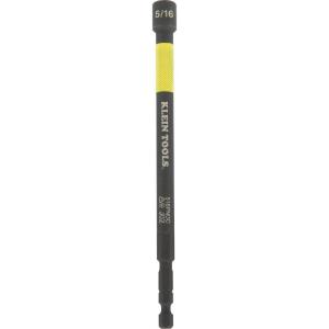 imageKlein Tools 516PNDC 516Inch Magnetic ColorCoded Power Nut Setter SAE ImpactRated Hex Nut Driver with 5Inch Extended Reach Shaft