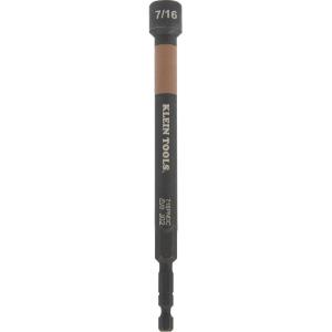 imageKlein Tools 716PNDC 716Inch Magnetic ColorCoded Power Nut Setter SAE ImpactRated Hex Nut Driver with 5Inch Extended Reach Shaft