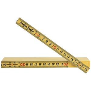 imageKlein Tools 91162M Folding Ruler 6Foot Fiberglass Metric Graduation Outside Reading for Woodworking Metalworking and DIY Projects