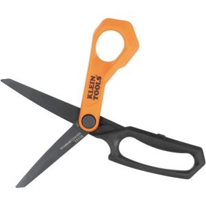 imageKlein Tools T2110 TitaniumCoated Professional Scissors Stainless Steel Shears for Cutting Sheet Metal Leather and HeavyDuty Materials 10Inch